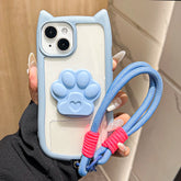 Cat Ears Clear Silicone Phone Case for iPhone